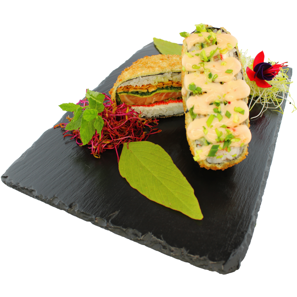 Sushi burger z łososiem Nova Sushi