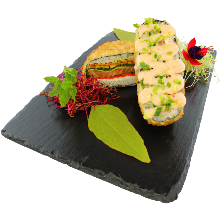 Sushi burger z łososiem Nova Sushi