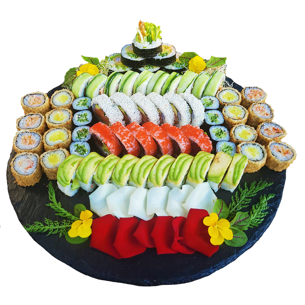 Zestaw Kibica Nova Sushi — 62 kawałki sushi